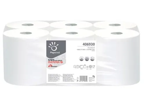Handdoekpapier 416610 1-laags Centerfeed Wit Cellulose