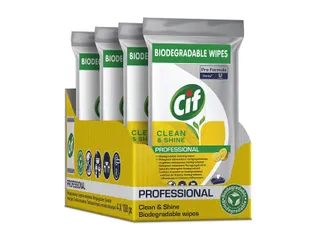 Reinigingsdoekjes CIF Pro formula Multi Clean&Shine 100 stuks - 4