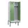 locker met bank,voor scheiding van kleding,HxBxD 2120x800x815mm,2vak