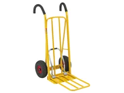steekwagen,draagverm. 250kg,lucht-banden,steekplaat BxD 500x350mm