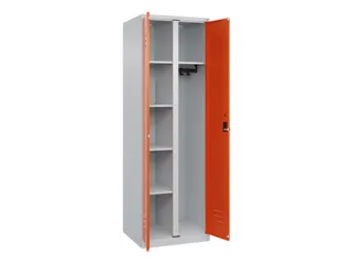 wasgoedverdeelkast,HxBxD 1850x600x500mm,vak B 300mm,draaigrendel - 2