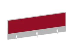 baliepaneel v. bureau aanbouw achter MP-lichtgrijs BN4011-rood 1400mm