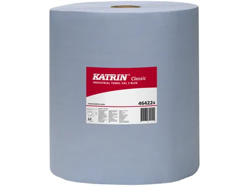 Katrin 464224 Classic poetspapier XXL 3-laags blauw Pak a 2 Rol