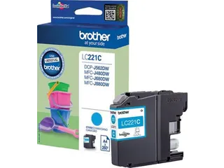 LC-221CBP Cyaan Inktcartridge 260 pagina's - 1