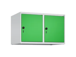 opzetkast,v. locker,2vak.,vak B 400mm,HxBxD 500x800x500mm,draaigrendel - 1