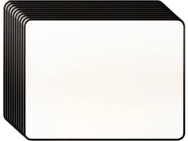 Wisbord Legamaster gelakt staal geruit + blanco