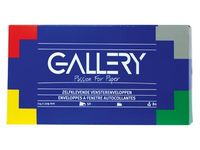 Gallery Enveloppen 114x229 mm Venster Rechts Stripsluiting wit