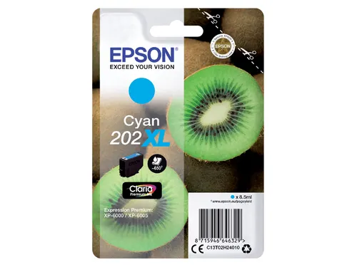 Inktcartridge Epson 202XL T02H24 blauw HC C13T02H24010