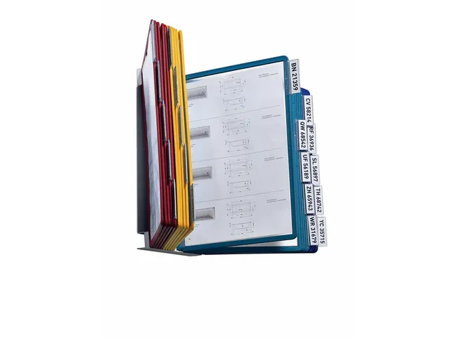 Wandelement Durable Vario Wall met 20-tassen A4 assorti