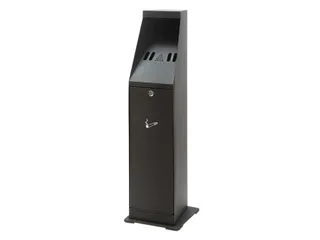 Asbak staand Vepa Bins zuil vrijstaand zwart 31043774 - 1