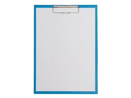 Klembord MAUL A4 staand PVC lichtblauw