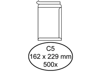 Envelop Quantore Akte C5 162x229mm Zelfklevend 100gr Wit - 1