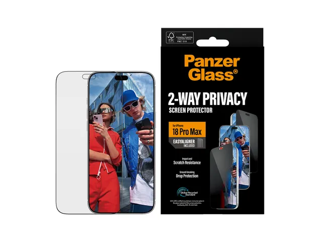 PanzerGlass 2-Way Privacy Screen Protector iPhone 2026 Pro Max | Ul