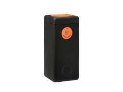 Afvalbak 60 liter EarthBin zwart oranje
