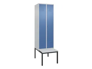 locker voor scheiding van kleding,HxBxD 2120x600x815mm,2vak - 1