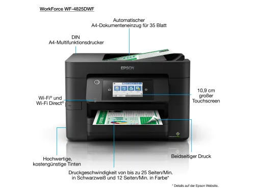 Epson WorkForce Pro WF-4825DWF Inkjetprinter