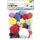 Pompon Folia 30 stuks diverse kleuren en afmetingen 30 stuks