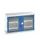 vitrinekast 800x1300x550mm 2xStalen bodem romp RAL7035 front RAL5010