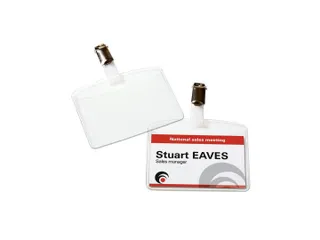 Avery 4822 Badgehouder met clip set 60x90mm 25 stuks+32 kaarten - 2