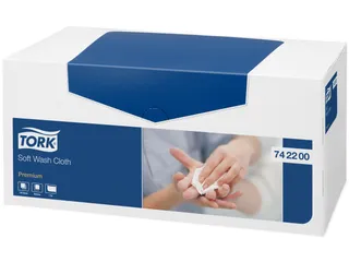 Tork 742200 Premium Zachte Wasdoek 1-laags Wit 30x32cm 1080 stuks - 1