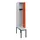 locker met bank,HxBxD 1950x300x815mm,1vak,vak B 300mm,cilinderslot