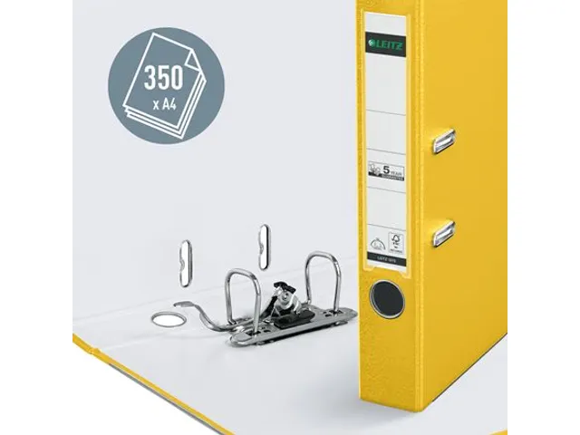 Ordner Leitz 1015 A4 50mm PP geel