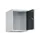 opzetkast,v. locker,1vak.,vak B 400mm,HxBxD 500x400x500mm,cilinderslot
