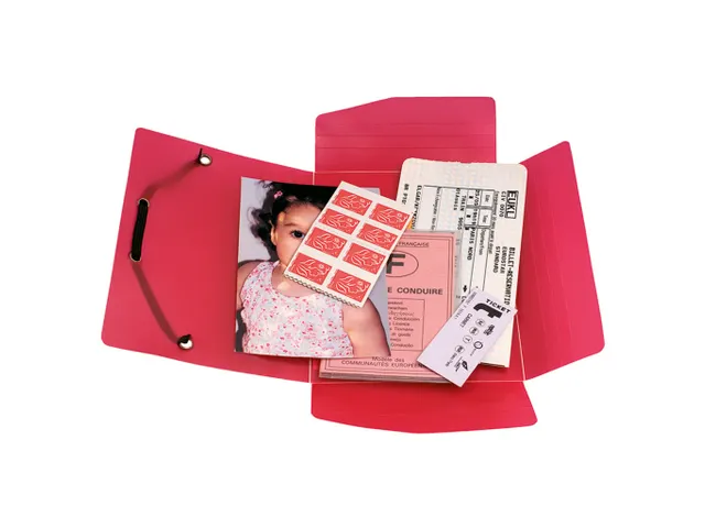 Elastomap 3 kleppen Polypro Chromaline pocket formaat 12x16cm Assorti