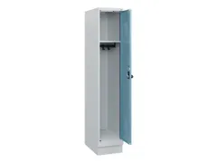schoollocker,HxBxD 1630x300x500mm,1vak,vak B 300mm,draaigrendel,sokkel