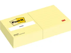 Memoblok 3M Post-it 630 76x76 mm lijn geel