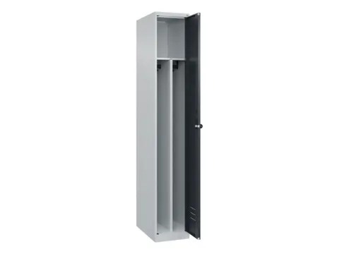 locker voor scheiding van kleding,HxBxD 1850x300x500mm,1vak