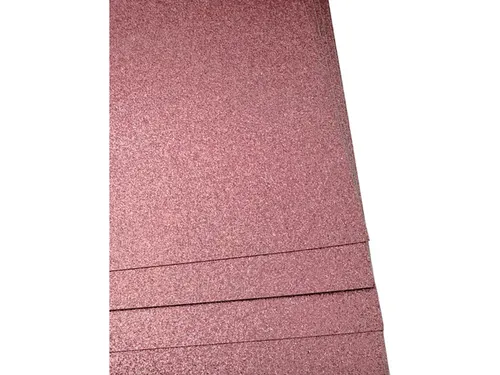 Glitterkarton Kangaro oud roze 50x70cm pak à 10 vel