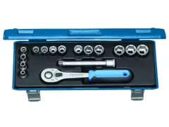 30 JMU-10 Jeu de douilles 3/8 16pièces 6pans 6-19mm