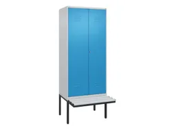 locker voor scheiding van kleding,HxBxD 2120x800x815mm,2vak