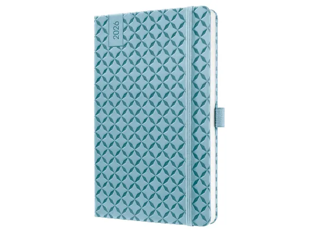 Weekagenda Flair A5 2026 (NL/FR/EN/DU) Sky Blue Hardcover
