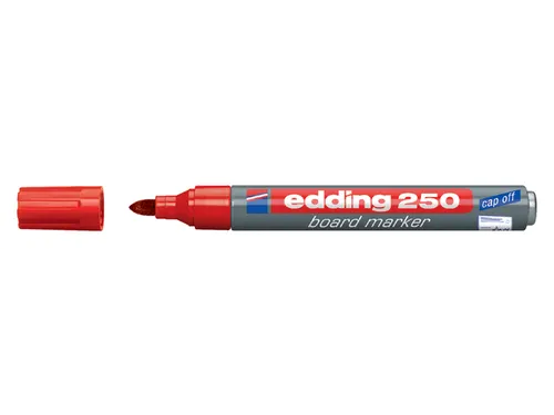 Viltstift Edding 250 Whiteboard Rond Rood 1.5-3mm
