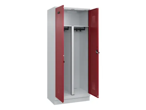 PBM-locker,HxBxD 1950x800x500mm,2vak,vak B 400mm,draaigrendel