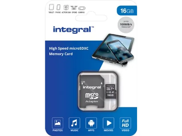 carte mémoire microSDHC, 16 Go