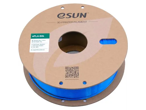 eSUN 3D printer Filament ePLA-Silk 1,75mm Blauw 1kg
