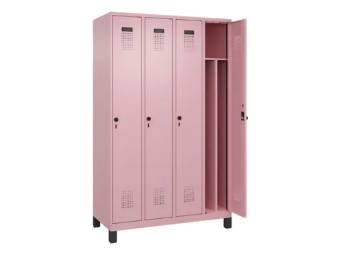locker voor scheiding van kleding,HxBxD 1950x1200x500mm,4vak