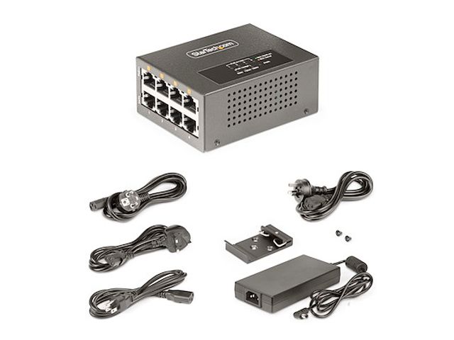 Startech 4-Port Multi-Gigabit PoE++ Injector | DiscountOffice.nl