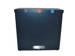 Brandveilige Pedaalemmer Recyclokick 3 Grafietgrijs 3x 34 liter