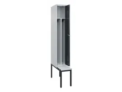 locker met bank,voor scheiding van kleding,HxBxD 2120x300x815mm,1vak