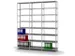rayonnage pour classeurs,rayonnage suivant,HxlxP 2550x750x600mm