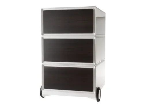 mobiel ladeblok,HxBxD 642x390x436mm,3lade(n),romp wit,front zijwand