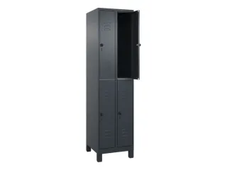 dubbeldekse locker,HxBxD 1950x500x500mm,2x2vak.,vak B 250mm - 2