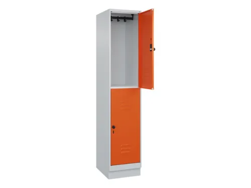dubbeldekse locker,HxBxD 1950x400x500mm,1x2vak.,vak B 400mm