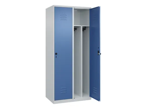 locker voor scheiding van kleding,HxBxD 1850x800x500mm,2vak