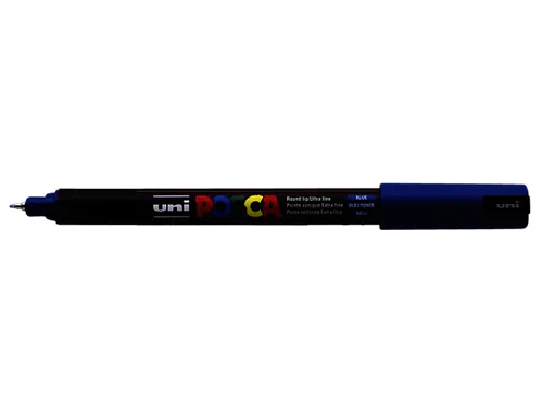 Verfstift Posca PC1MR Extra Fijne punt 0,7mm Donkerblauw