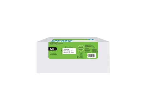 Etiket Dymo 2177563 adressering 25x54mm 12 rollen á 500 stuks wit